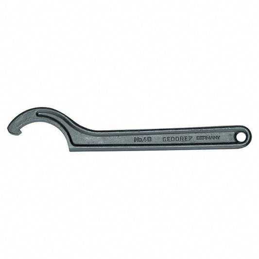 Gedore 6334530 Spanner Wrenches & Sets Wrench Type Fixed Hook Spanner  Minimum Capacity (mm) 52.00  Maximum Capacity (mm) 55.00  Maximum Capacity (Inch) 2-1/6  Overall Length (Inch) 8  Overall Length (mm) 205.00