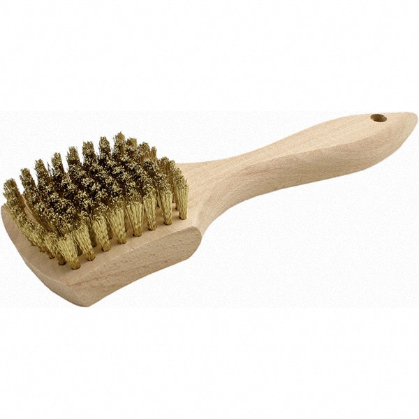 Brush Research Mfg. B61 Scratch Brush 9 Row, 10 Column, Brass