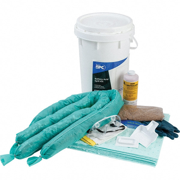Brady SPC Sorbents SK-BATT 9 Gal Capacity Hazardous Materials Spill Kit