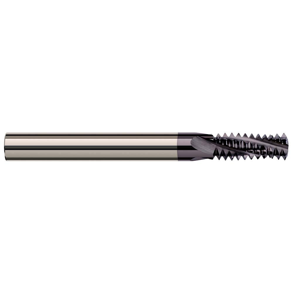 Harvey Tool 836722-C6 Helical Flute Thread Mill #6-32, Internal & External, 3 Flute, 0.1250" Shank Dia, Solid Carbide