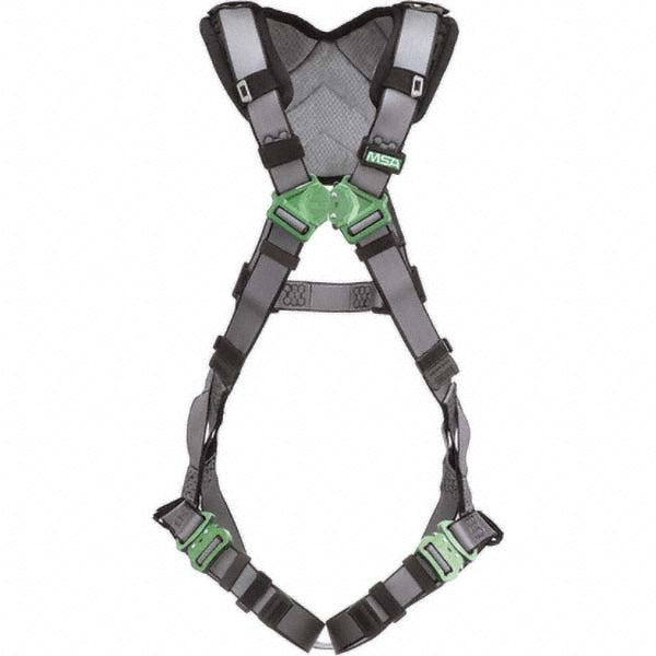MSA 10194630 Fall Protection Harnesses 400 Lb, Vest Style, Size Standard, Polyester