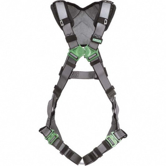 MSA 10194630 Fall Protection Harnesses 400 Lb, Vest Style, Size Standard, Polyester