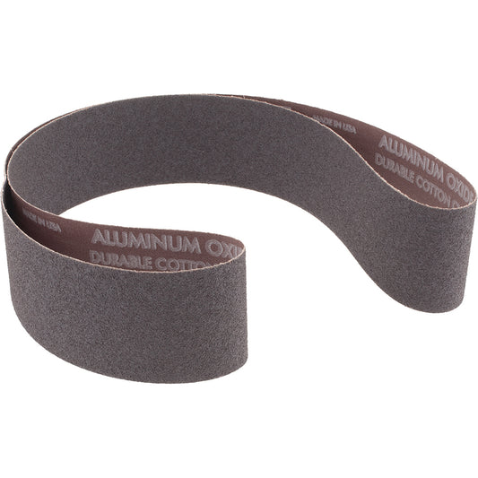Norton 78072721525 Abrasive Belt  2-1/2" Wide, 48" OAL, 60 Grit, Aluminum Oxide
