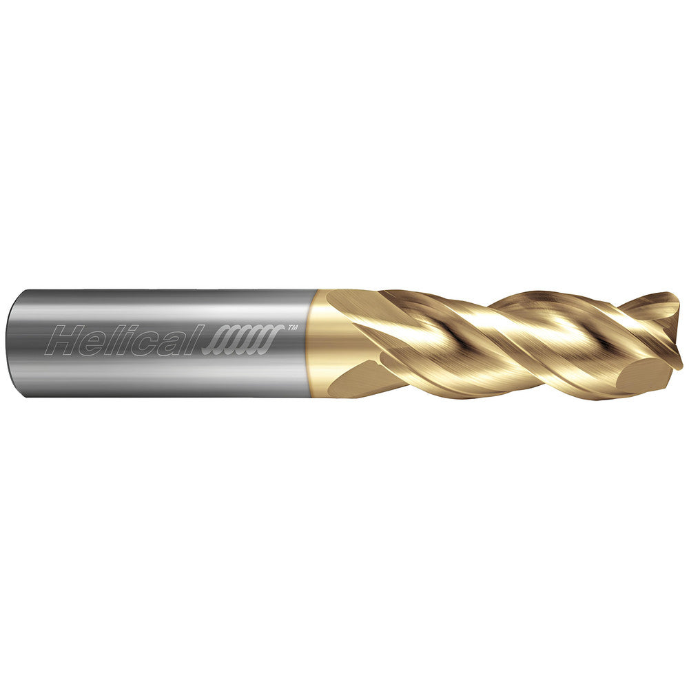Helical Solutions 82983 Corner Radius End Mill 1/4" Dia, 3/4" LOC, 0.0150" Radius, 5 Flute, Solid Carbide