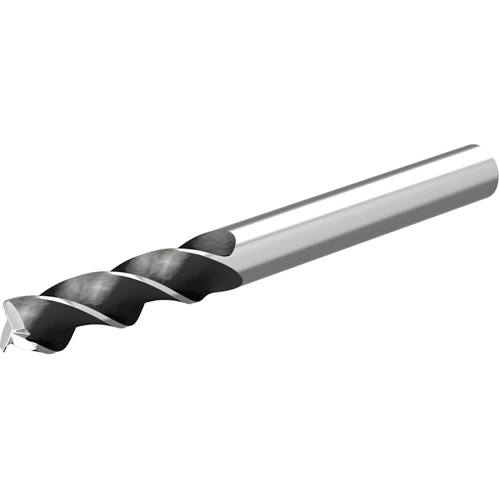 Widia 6853336 Corner Radius End Mill 3/4" Dia, 2-1/2" LOC, 0.03" Radius, 3 Flutes, Solid Carbide