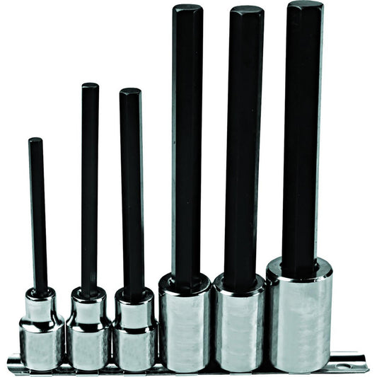 Proto J5441-6XL Hex Bit Socket Set 1/2" Drive, 6 Pc, 1/4 to 5/8" Hex