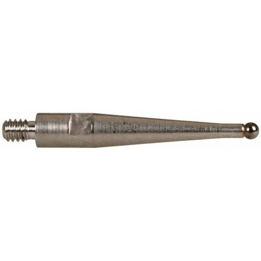 TESA Brown & Sharpe 18.60202 Test Indicator Ball Contact Point 2 mm Ball Dia, 12.7 mm Contact Point Length, Carbide