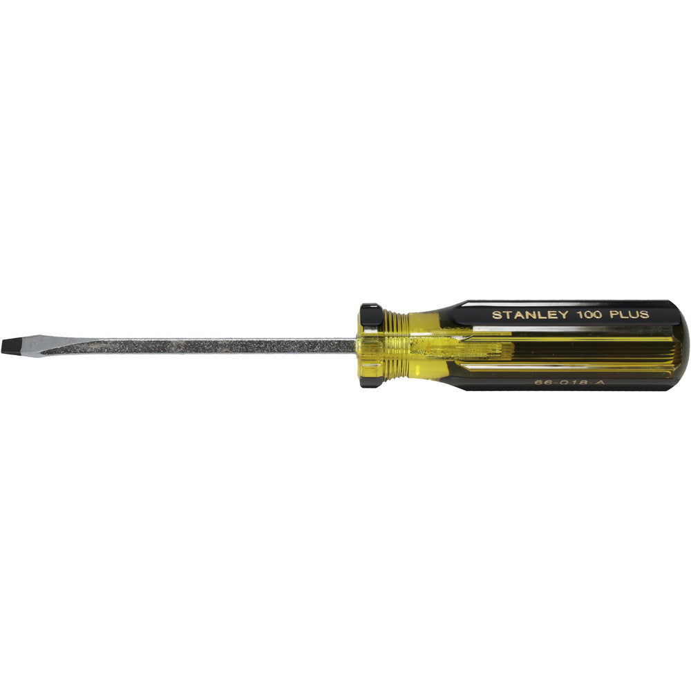 Stanley 66-018-A Slotted Screwdriver 3/16" Width, 7-3/4" OAL, 4" Blade Length