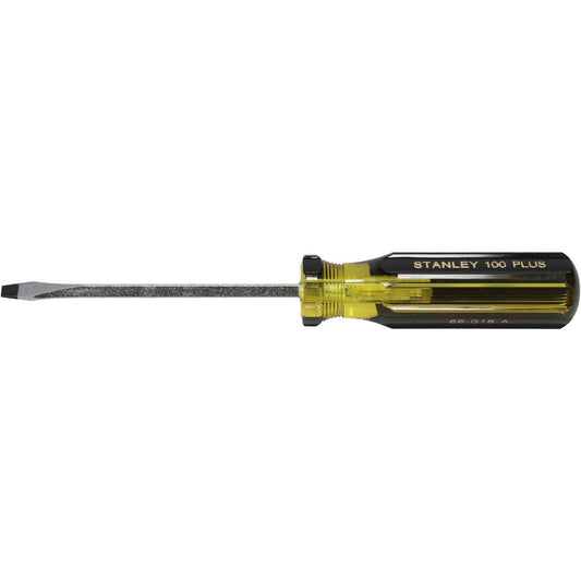 Stanley 66-018-A Slotted Screwdriver 3/16" Width, 7-3/4" OAL, 4" Blade Length