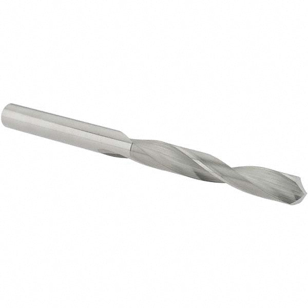 Kyocera SGS Precision Tools 51206 Jobber Length Drill Bit Letter F (0.2570) Dia, 118 deg, Solid Carbide