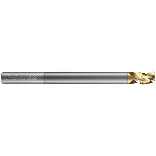 Helical Solutions 81728 Corner Radius End Mill 3/16" Dia, 9/16" LOC, 0.0150" Radius, 5 Flute, Solid Carbide