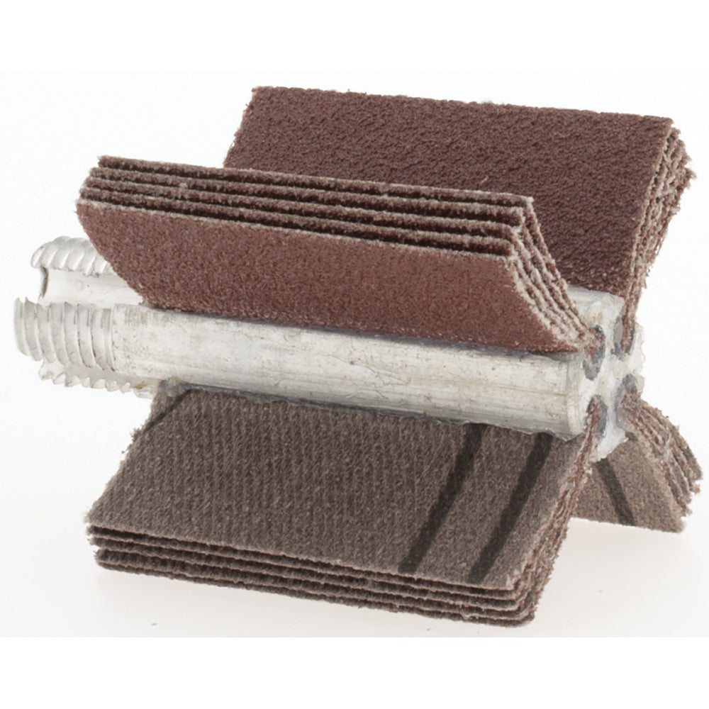 Merit Abrasives 08834154092 80 Grit, Coated, Aluminum Oxide Bore Polisher
