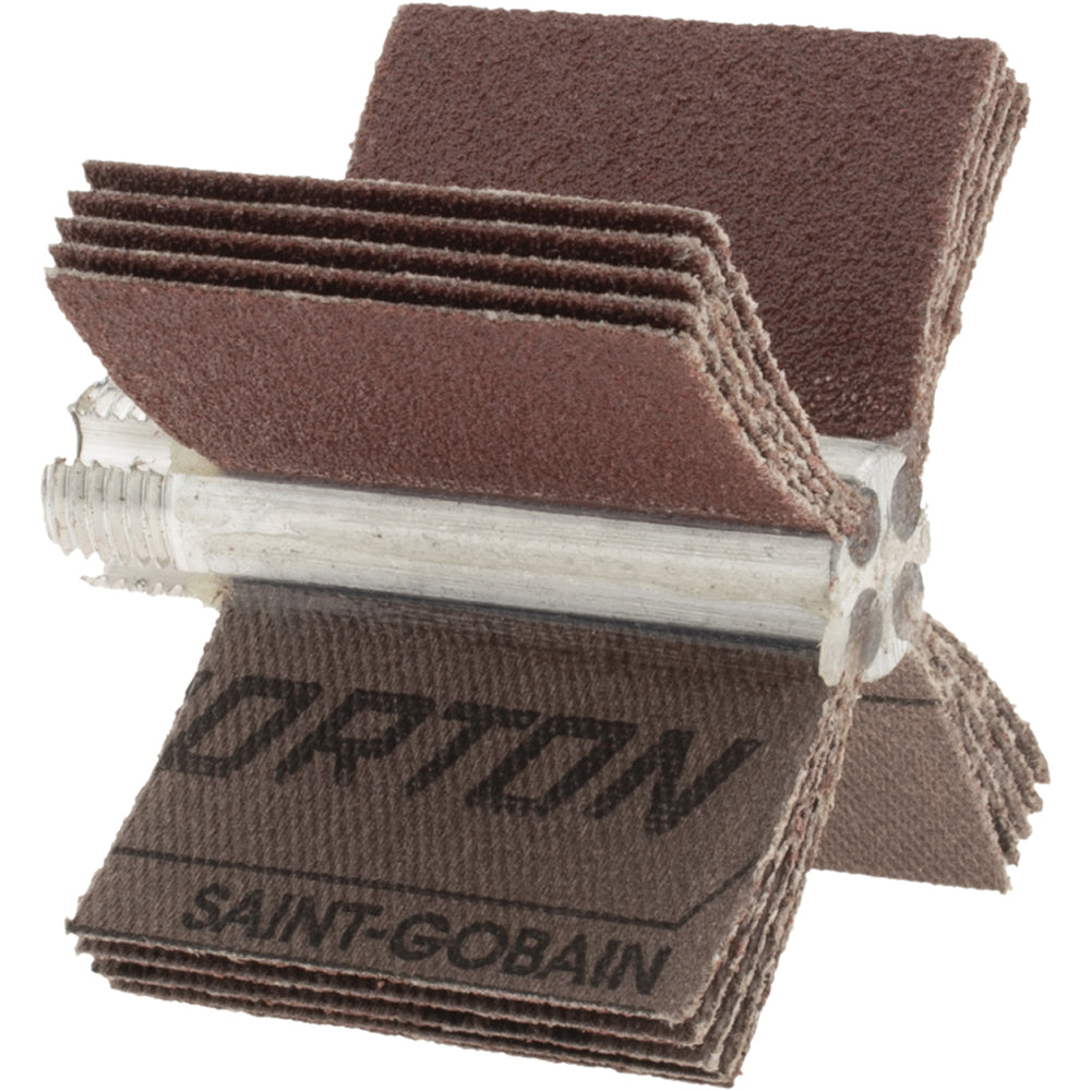 Merit Abrasives 08834154101 80 Grit, Coated, Aluminum Oxide Bore Polisher