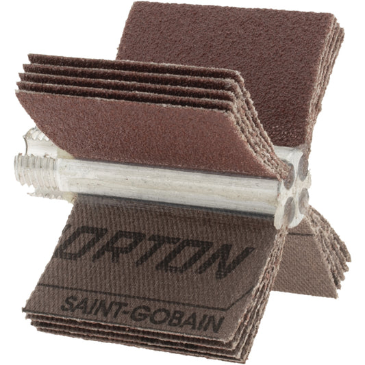 Merit Abrasives 08834154101 80 Grit, Coated, Aluminum Oxide Bore Polisher