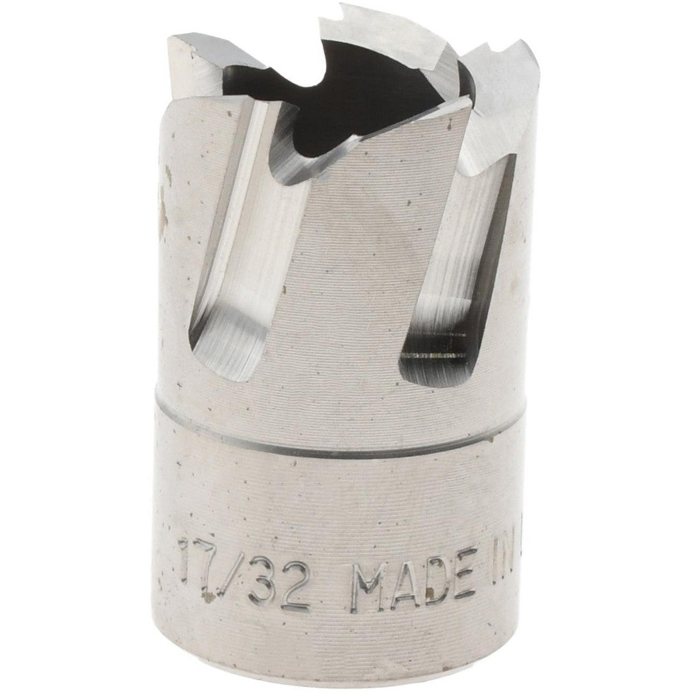 Hougen 11118 Annular Cutter 17/32" Dia, 1/4" Depth of Cut, High Speed Steel