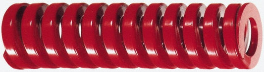 Dayton Lamina 9-2416-26 Die Spring 1-1/2" Hole Dia, 3/4" Rod Dia, 4" Free Length, Red