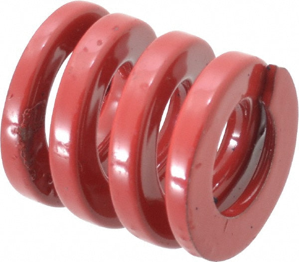 Dayton Lamina 9-1604-26 Die Spring 1" Hole Dia, 1/2" Rod Dia, 1" Free Length, Red