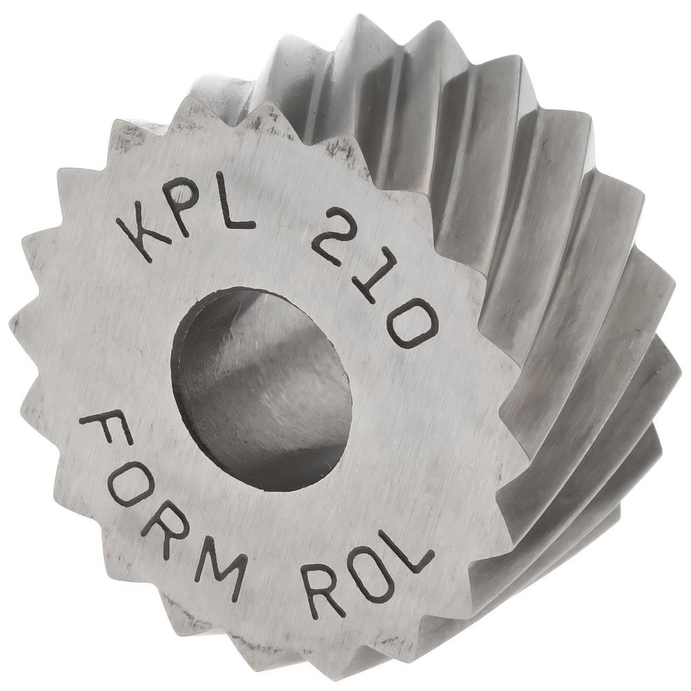 STAFFORD SPECIAL TOOLS KPL-210 Standard Knurl Wheel 3/4" Dia, 90 &deg Tooth Angle, 10 TPI, Diagonal, High Speed Steel