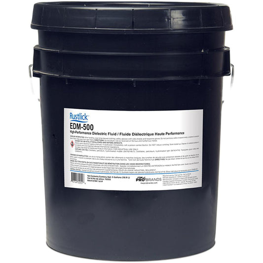 Rustlick 72055 Dielectric & EDM Fluid Rustlick EDM-500 EDM-500, Liquid, 5 gal Pail