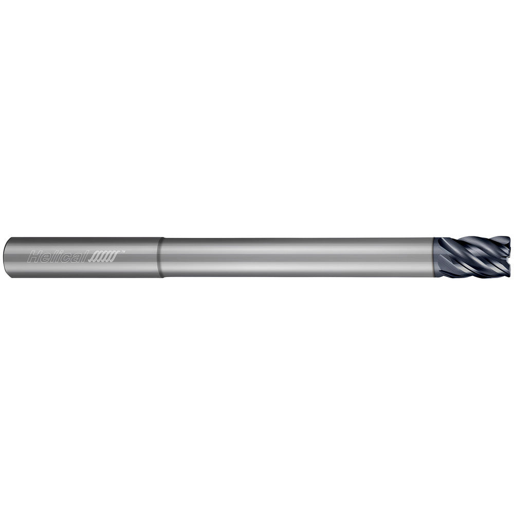 Helical Solutions 86753 Corner Radius End Mill 3/16" Dia, 7/32" LOC, 0.0100" Radius, 5 Flute, Solid Carbide