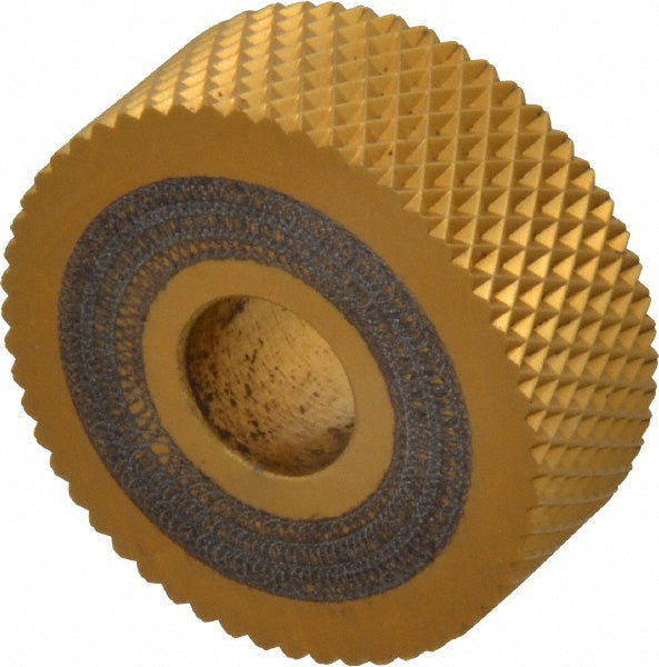 Dorian Tool 73310126074 Standard Knurl Wheel 1" Dia, 90 &deg Tooth Angle, 20 TPI, Diamond, High Speed Steel