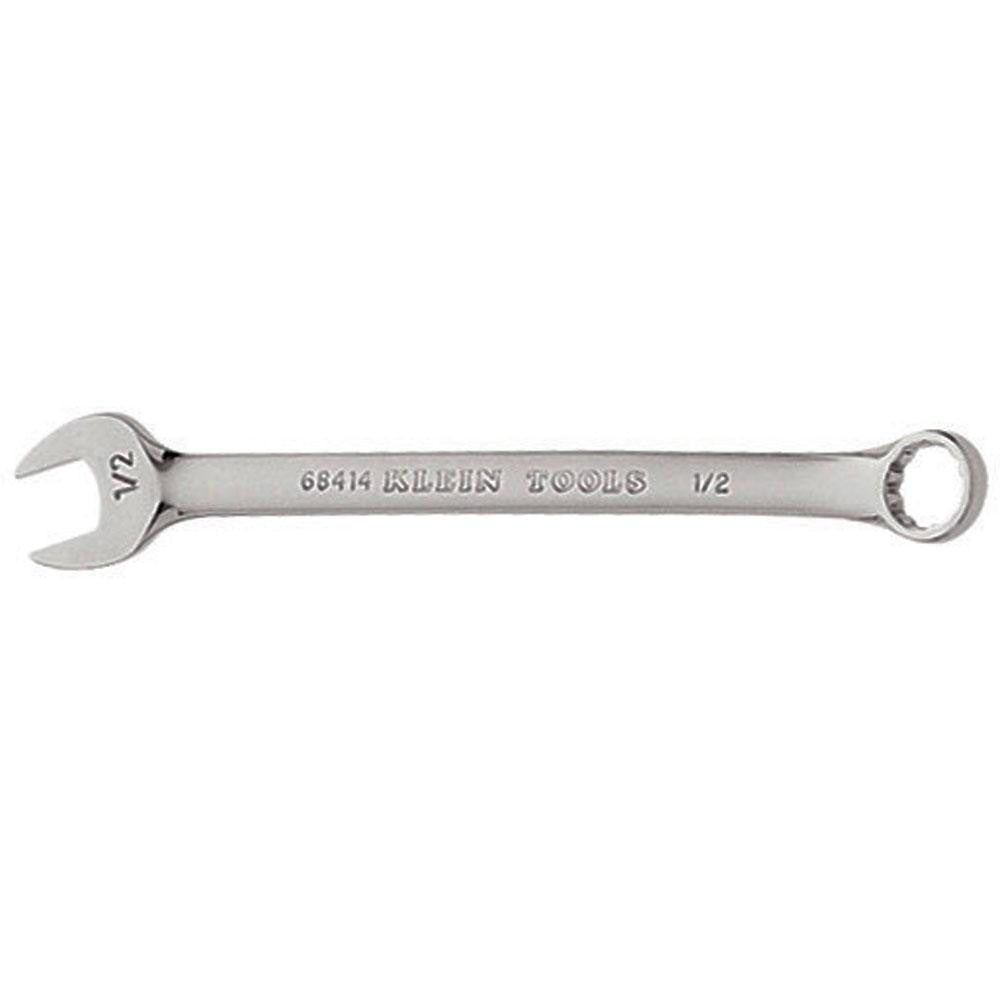 Klein Tools 68414 Combination Wrench 1/2" Head Size, 15 deg Offset