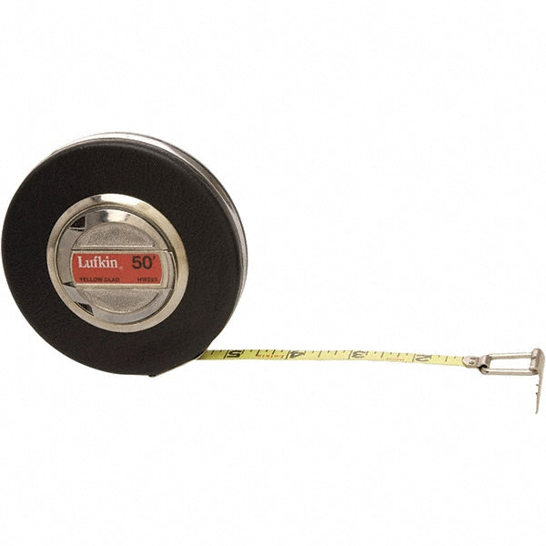 Lufkin HW223ME Tape Measure 50' Long, 3/8" Width, Yellow Blade