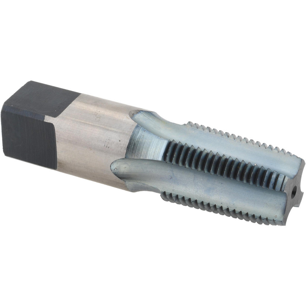 Reiff & Nestor 99653 Standard Pipe Tap 3/8-18, NPT, 4 Flutes, High Speed Steel, Blue Diamond Finish
