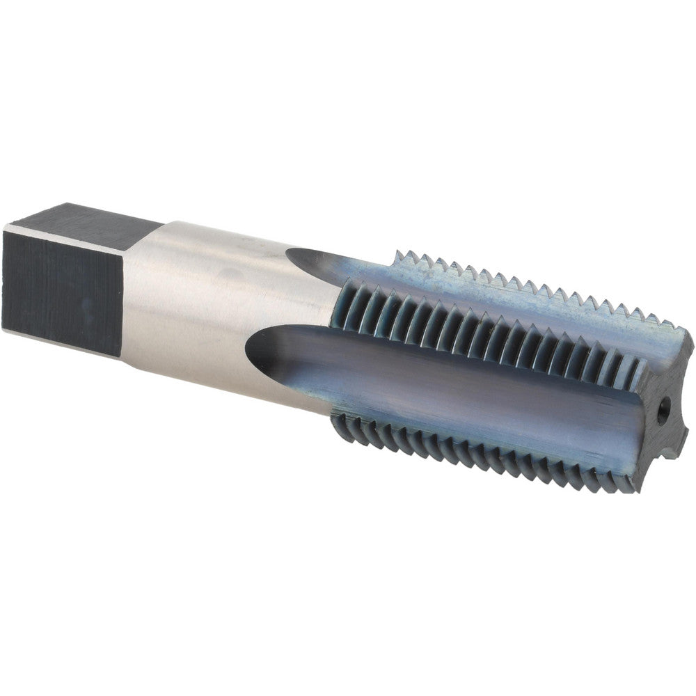 Reiff & Nestor 99654 Standard Pipe Tap 1/2-14, NPT, 4 Flutes, High Speed Steel, Blue Diamond Finish