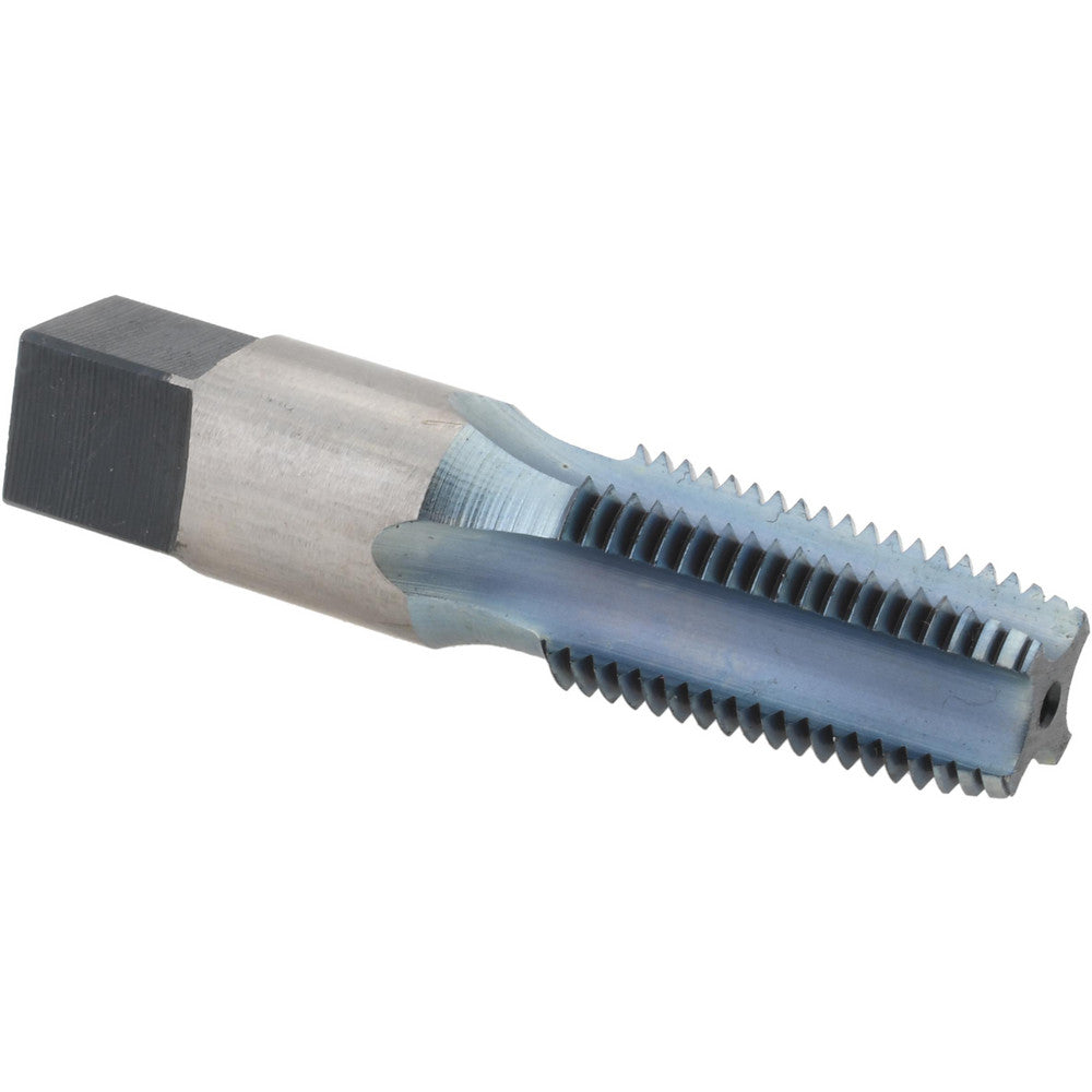 Reiff & Nestor 99655 Standard Pipe Tap 1/4-18, NPT, 4 Flutes, High Speed Steel, Blue Diamond Finish