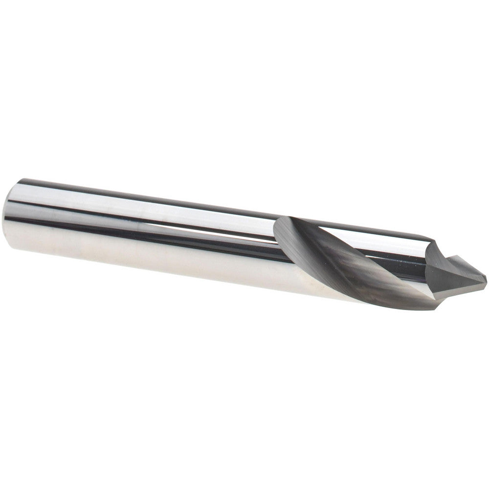 Micro 100 SPD-375-082 Spotting Drill 3/8" Dia, 82 &deg Point, 2-1/2" OAL, Solid Carbide