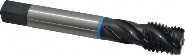 Emuge CU503200.5017 Spiral Flute Tap 7/8-9 UNC, 4 Flutes, Modified Bottoming, 2B Class of Fit, Cobalt, Oxide Coated