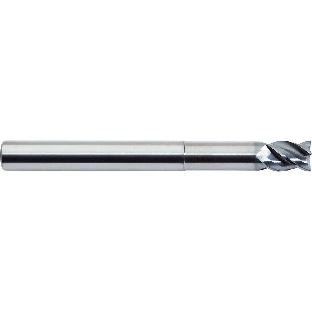 M.A. Ford 27718700N3B Square End Mill 3/16" Dia, 1/4" LOC, 4 Flute, Solid Carbide