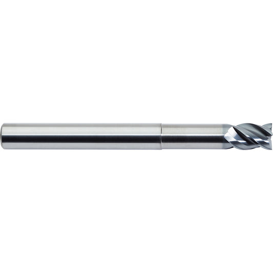 M.A. Ford 27718700N3B Square End Mill 3/16" Dia, 1/4" LOC, 4 Flute, Solid Carbide