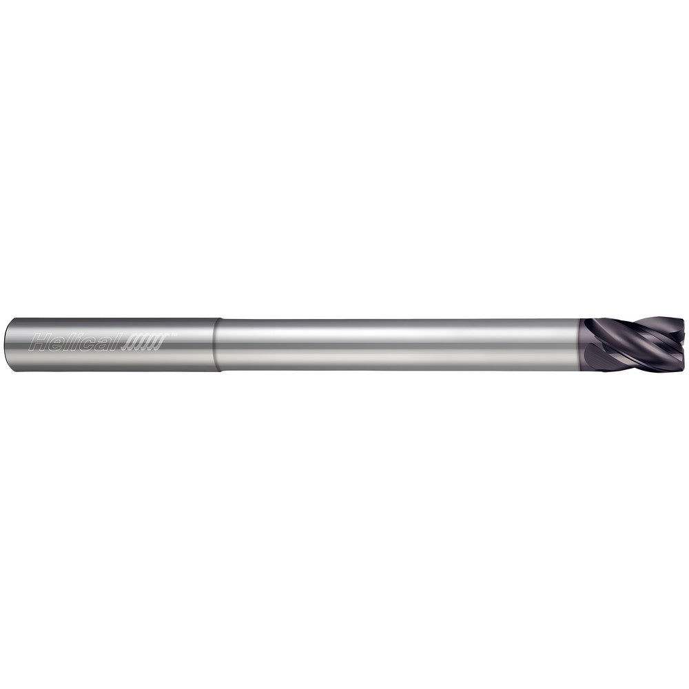 Helical Solutions 59003 Corner Radius End Mill 1/8" Dia, 1/4" LOC, 0.0150" Radius, 3 Flute, Solid Carbide