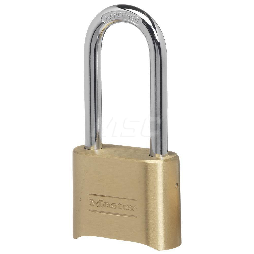 Master Lock 175LH Combination Lock Solid Brass, 2" Wide
