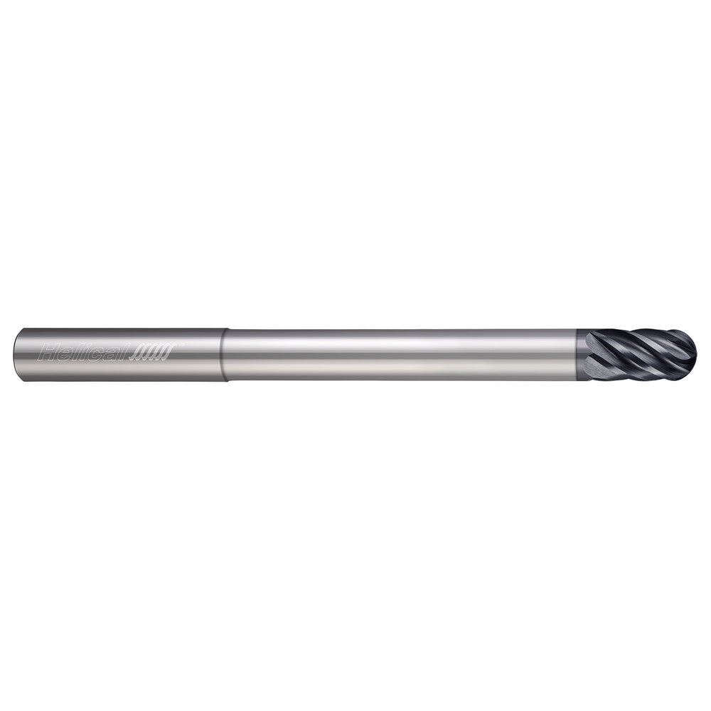 Helical Solutions 82641 Ball End Mill 1/2" Dia, 5/8" LOC, 6 Flute, Solid Carbide