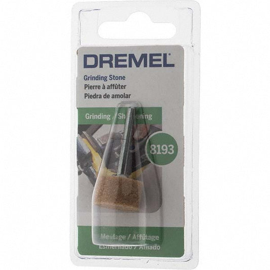Dremel 8193 Mounted Point 5/8" Thick, 1/8" Shank Dia, B135, Coarse