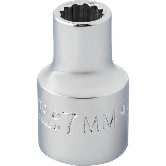 Proto J5207M Hand Socket 7 mm Socket, 12-Point
