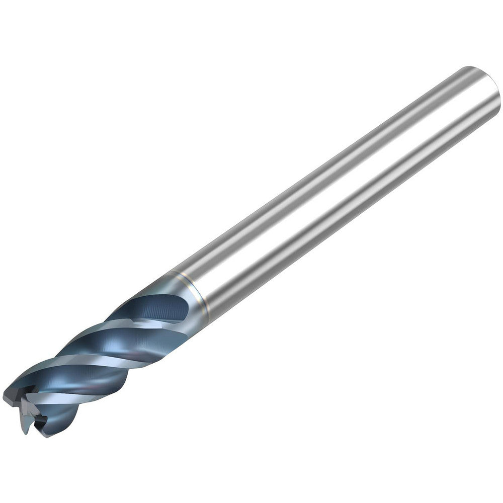 Seco 10115924 Corner Radius End Mill 1/4" Dia, 1/2" LOC, 0.0625" Radius, 4 Flute, Solid Carbide