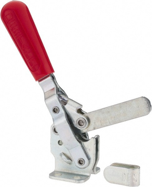 De-Sta-Co 207-S Manual Hold-Down Toggle Clamp Vertical, 499.08 lb Capacity, Solid Bar, Flanged Base