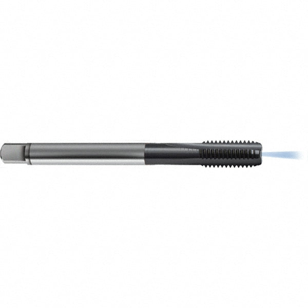 Guhring 9002970100000 Straight Flute Tap M10x1.50 Metric, 3 Flutes, Modified Bottoming, 6HX Class of Fit, High Speed Steel, TiCN Coated