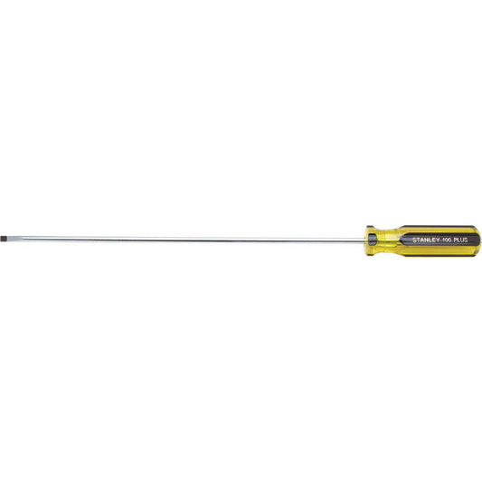 Stanley 66-182-A Slotted Screwdriver 3/16" Width, 15-3/4" OAL, 12" Blade Length