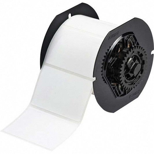 Brady 142956 Label Maker Label White, Polyester, 500 per Roll