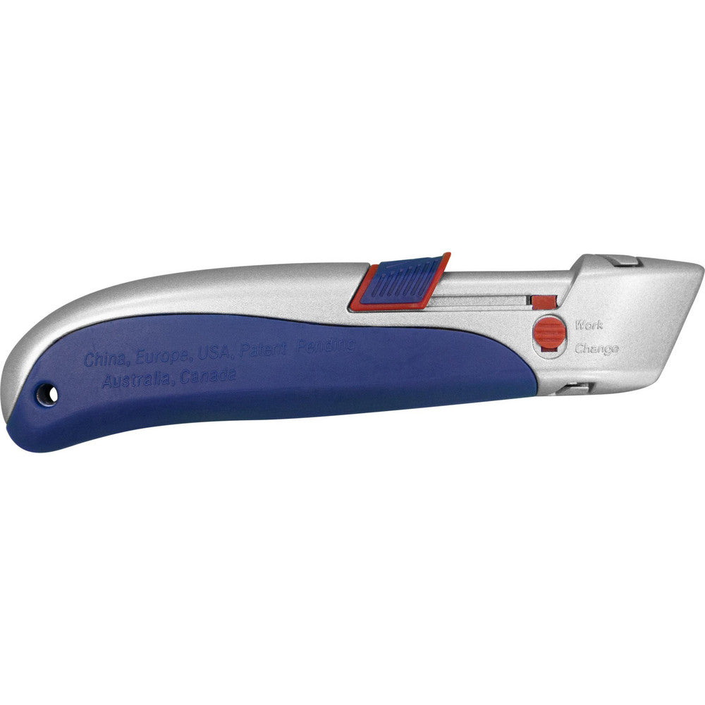 ICT SC85 Utility Knives, Snap Blades & Box Cutters Type Smart Retracting Safety Knife  Blade Type Auto-Retracting Utility  Handle Material Aluminum with Rubber Grip  Blade Material Carbon Steel  Blade Length (Decimal Inch) 2.4400