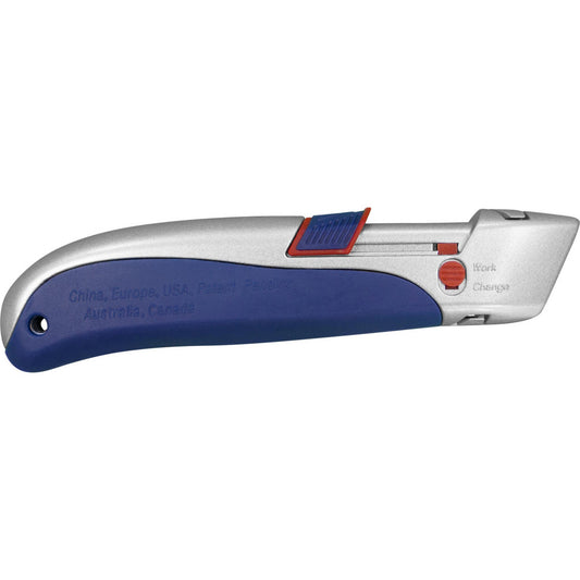 ICT SC85 Utility Knives, Snap Blades & Box Cutters Type Smart Retracting Safety Knife  Blade Type Auto-Retracting Utility  Handle Material Aluminum with Rubber Grip  Blade Material Carbon Steel  Blade Length (Decimal Inch) 2.4400