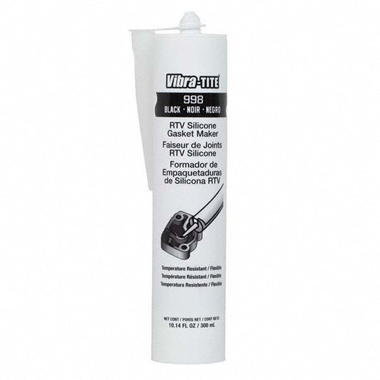 Vibra-Tite 99830 300 mL Cartridge, Black RTV Silicone Gasket Maker
