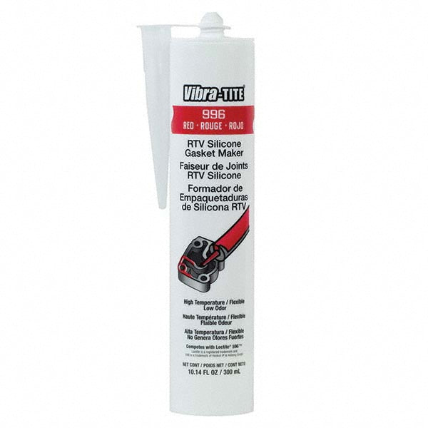 Vibra-Tite 99630 300 mL Cartridge, Red RTV Silicone Gasket Maker