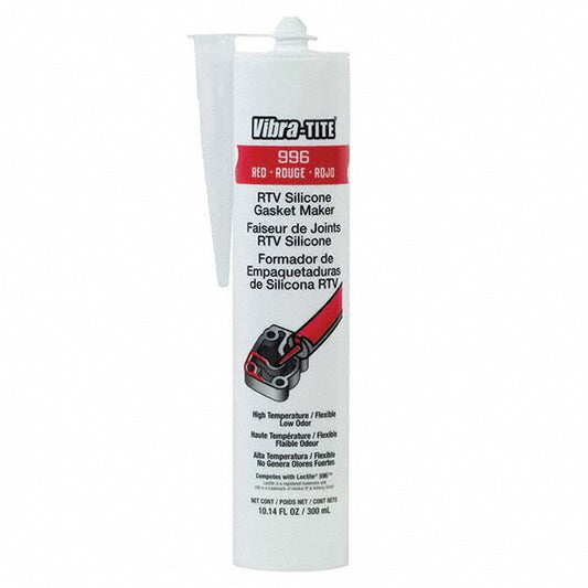 Vibra-Tite 99630 300 mL Cartridge, Red RTV Silicone Gasket Maker
