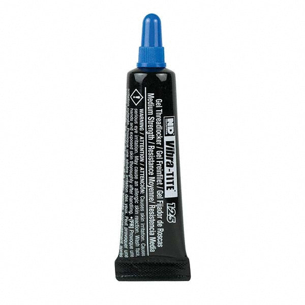 Vibra-Tite 12506 Threadlocker Blue, Gel 6 mL, Tube